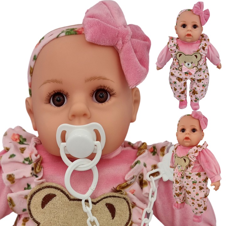 LALKA BOBAS MÓWI I ŚPIEWA PO POLSKU 45CM+SMOCZEK_73