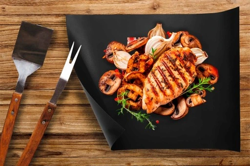 8x MATA TEFLONOWA DO PIEKARNIKA NA GRILL TACKI DO PIECZENIA KOMPLET 8 SZT