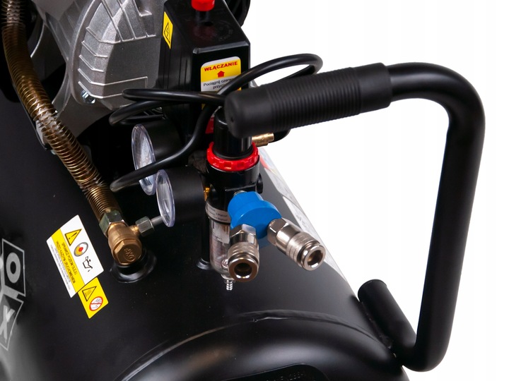 Kompresor Sprężarka olejowa 50L dwutłokowa 2,2kW 230V 10bar Airbox