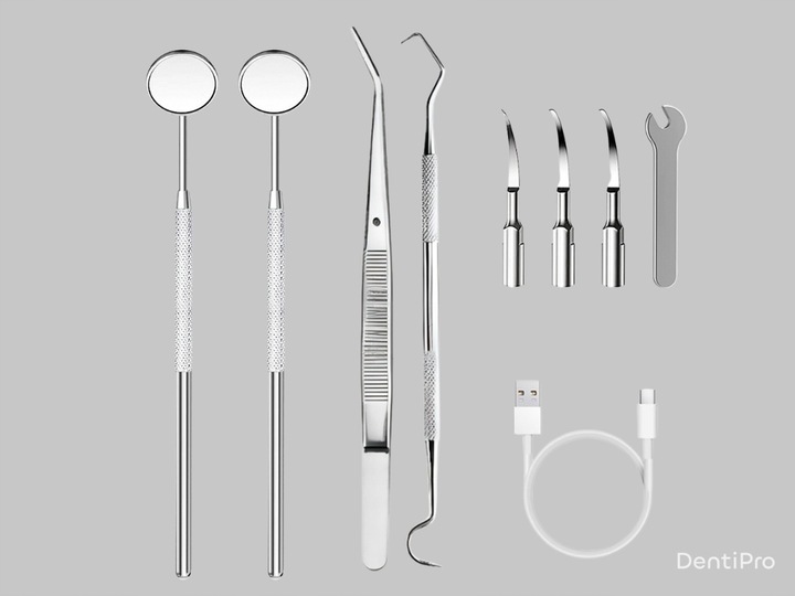 Skaler Ultradźwiękowy Dentystyczny Do Zębów - 4 tryby do usuwania