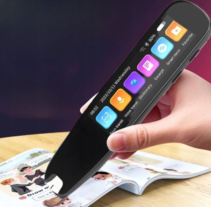 TRANSLATOR TŁUMACZ JĘZYKÓW DŁUGOPIS ELEKTRONICZNY SKANER TEKSTU I MOWY