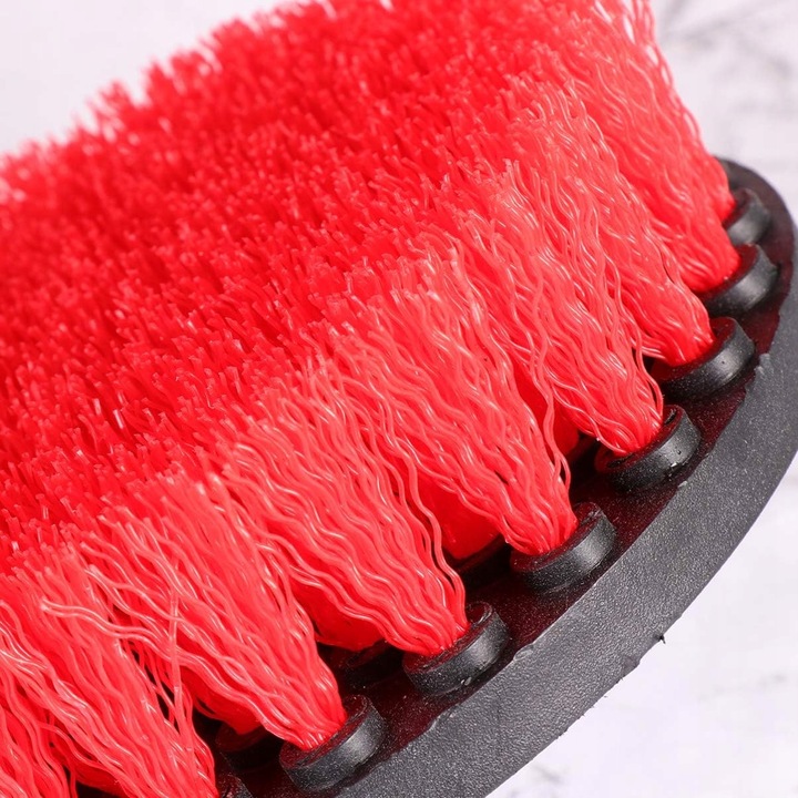 SZCZOTKI SPRZĄTAJĄCE CZYSZCZĄCE NA WIERTARKĘ WKRĘTARKĘ PADY NYLONOWE ZESTAW