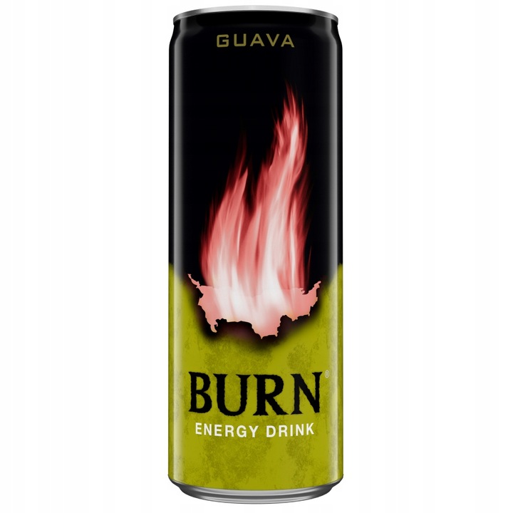 Napój energetyczny Burn Original Guava zestaw mix 12x 250ml