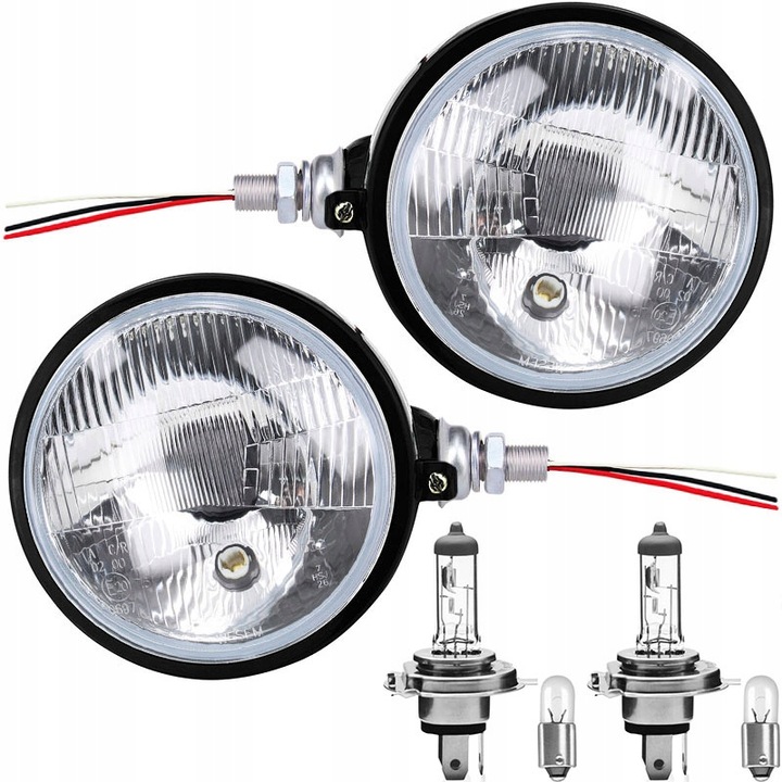 LAMPY REFLEKTORY URSUS C-360 C-330 METALOWY KOMPLET Z ŻARÓWKAMI