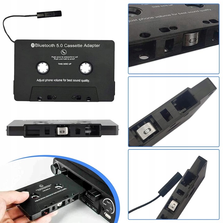 ADAPTER KONWERTER TRANSMITER BLUETOOTH 5.0 BT KASETA