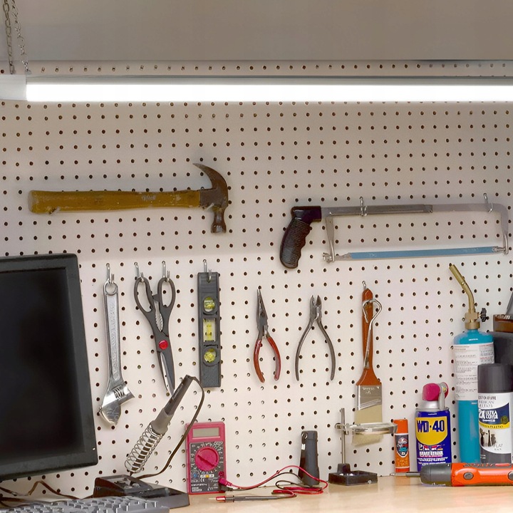 8x PANEL LAMPA LED NATYNKOWA OPRAWA SUFITOWA DO Garażu Warsztatu