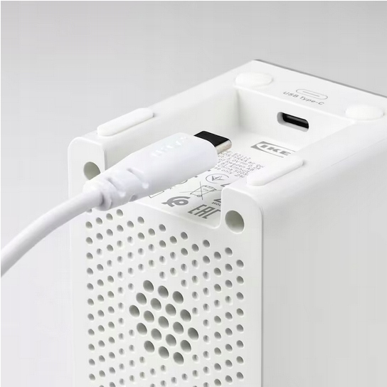 Czujnik jakości powietrza wilgoci Termometr Higrometr SMART IKEA