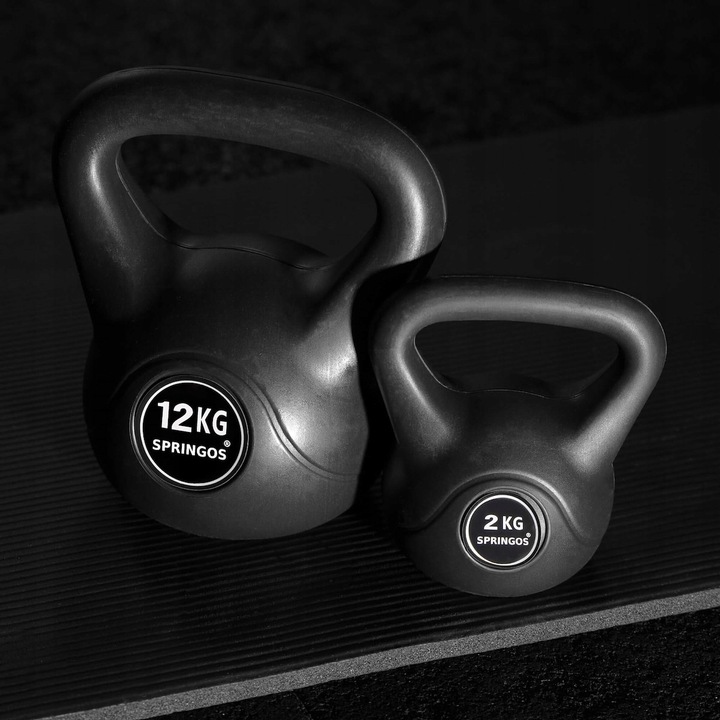 KETTLEBELL DO ĆWICZEŃ 12 kg KULA KETLE HANTLA FITNESS ABS HANTEL CIĘŻAR