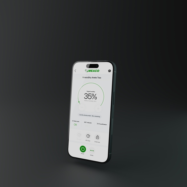 Hybrydowy osuszacz i oczyszczacz powietrza Meaco Arete Two 12L Wi-Fi