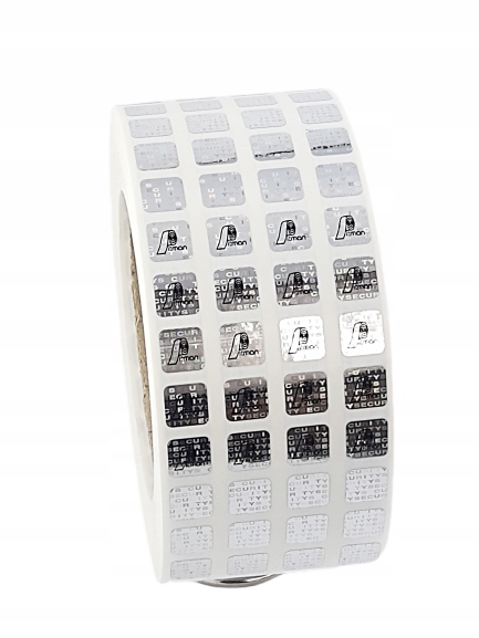 PLOMBA HOLOGRAM SECURITY VOID 10*10 mm - 500 szt