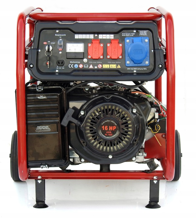 PROFESJONALNY AGREGAT PRĄDOTWÓRCZY 11,8kW ELSTART AVR MIEDŹ STOJAN