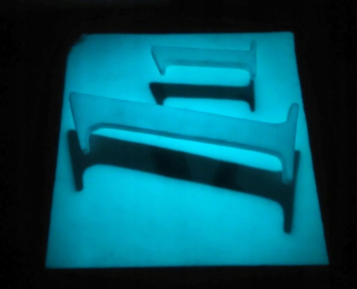 Farba świecąca w ciemności luminescencyjna fosforescencyjna NIEBIESKA 25ml