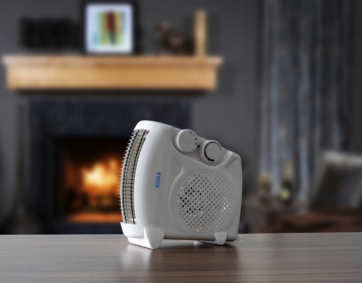 TERMOWENTYLATOR FARELKA GRZEJNIK ELEKTRYCZNY BIAŁY NAWIEW CICHY MOCNY