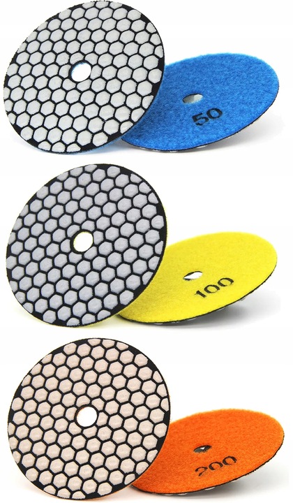 TARCZE ZESTAW DO CIĘCIA I SZLIFOWANIA GRESU PŁYTEK CERAMIKI SPIEKU