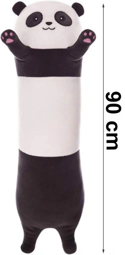 MASKOTKA PLUSZAK PODUSZKA 90 cm DŁUGA PANDA MIŚ