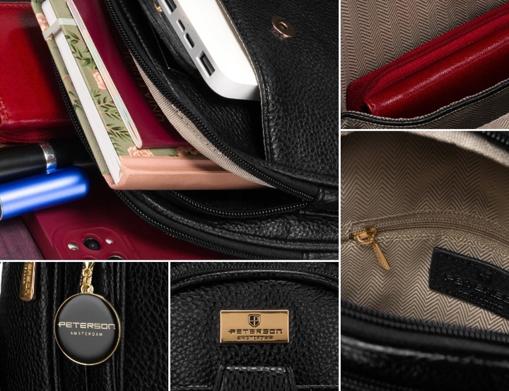 Miejska saszetka damska nerka crossbody na biodra ramię lekka pojemna