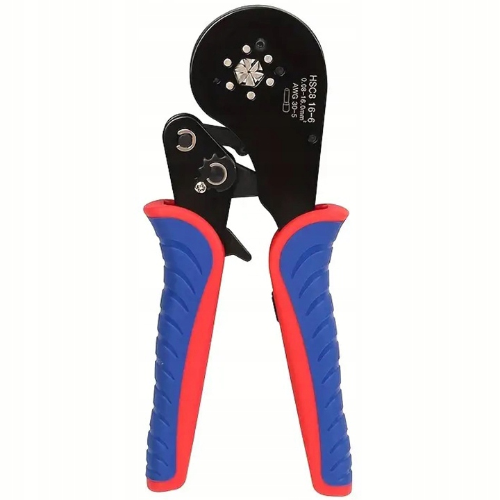 ZACISKARKA PRASKA DO TULEJEK KONEKTORÓW KABLI 0,08 -16 ² SZEŚCIOKĄTNA