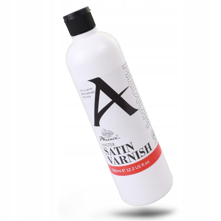Werniks do farb akrylowych Phoenix Master 360 ml satyna werniks końcowy och
