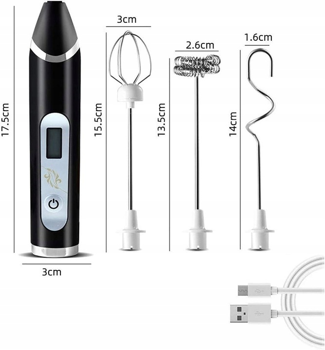 Spieniacz do mleka blurr SPIENIACZ MIKSER DO MLEKA KAWY ELEKTRYCZNY