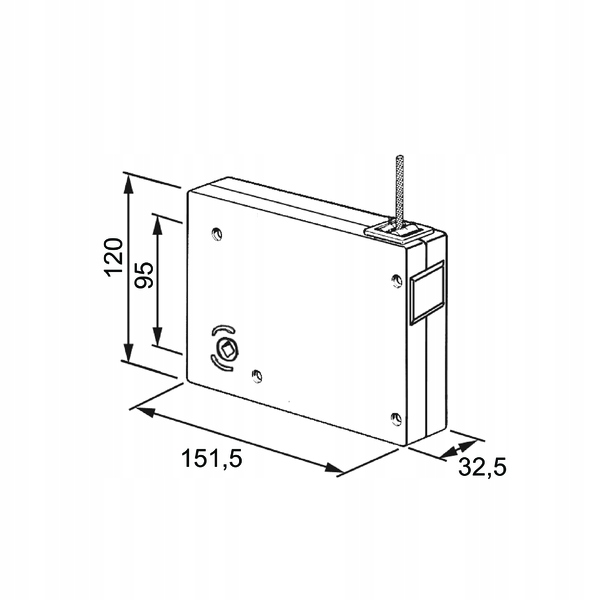 Zwijacz Aluprof KPL/02 biały