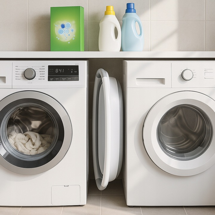 Kosz na pranie składany silikonowy szary 24L wąski YOKA HOME