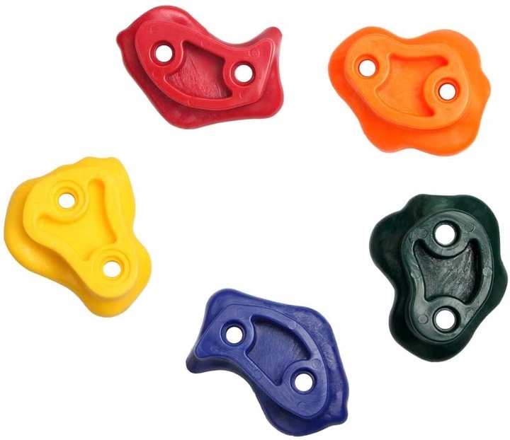 KAMIENIE WSPINACZKOWE UCHWYTY DO WSPINACZKI DLA DZIECI DUŻE KOLOROWE 10SZT