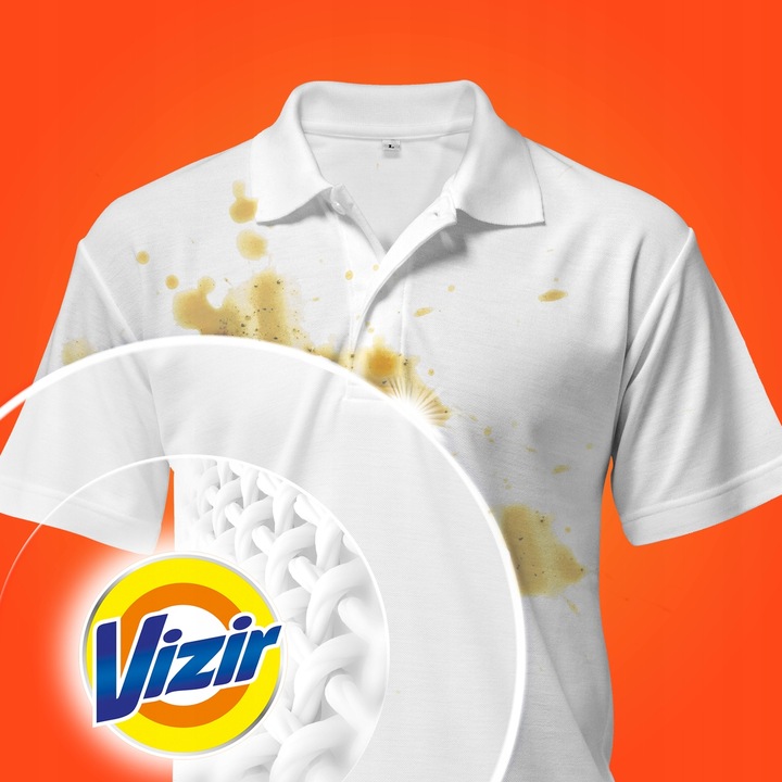 Vizir Proszek do prania białego Alpejska Świeżość 3.3kg, 60 prań