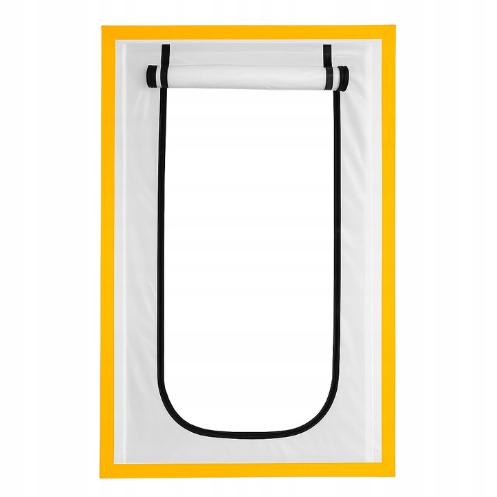 KURTYNA PRZECIWPYŁOWA Drzwi Remontowe Budowlane Z ZAMKIEM BŁYSKAWICZNYM