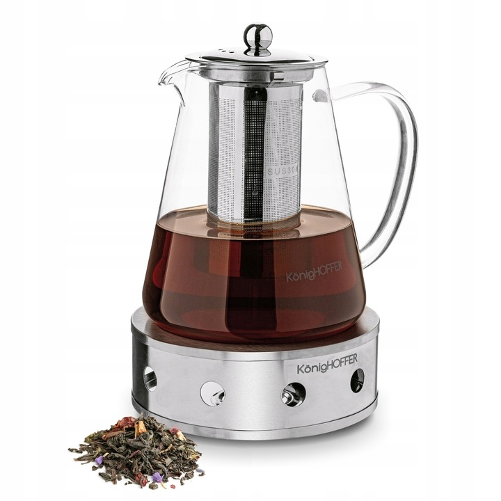 DZBANEK do HERBATY ZAPARZACZ z Podgrzewaczem DUŻY Konighoffer Tibi 1,3L