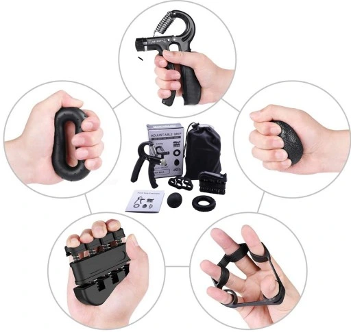 Ściskacz dłoni Ściskacze Ściski DUŻY ZESTAW 6 el.