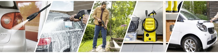 NAJMOCNIEJSZA MYJKA CIŚNIENIOWA KARCHER K 4 GIGANT MOC TURBO ZESTAW