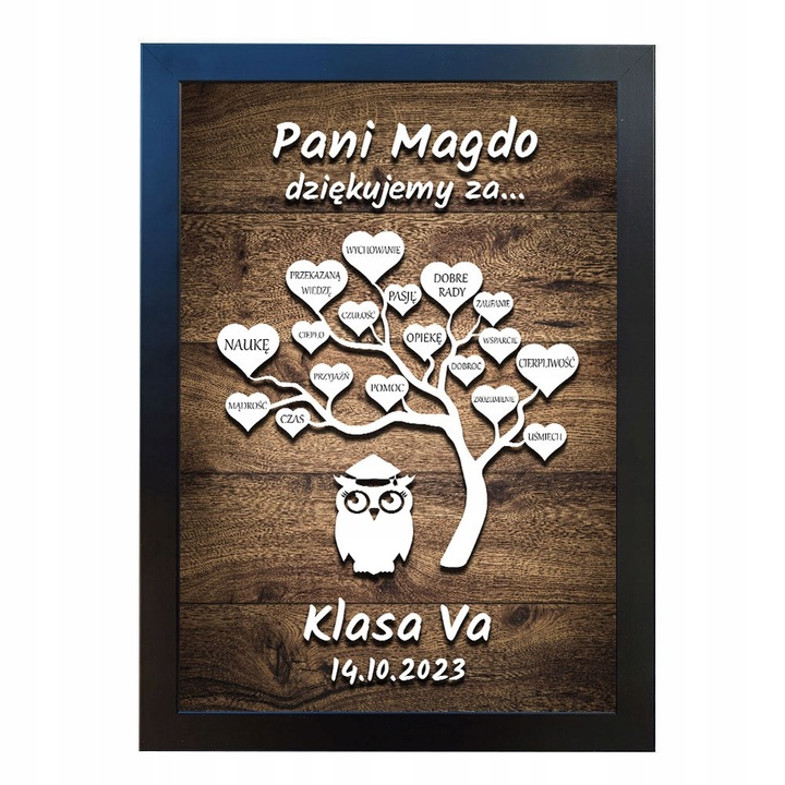 PODZIĘKOWANIE DLA NAUCZYCIELA PREZENT na Dzień Nauczyciela dla