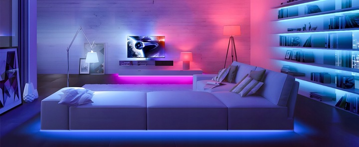 Taśma LED RGB 5m Rolka 12V Listwa Pasek Kolorowa 50W 4000lm IP20 Mocna