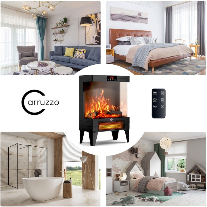 GRZEJNIK ELEKTRYCZNY KOMINEK FARELKA domowy łazienkowy MOCNY Z