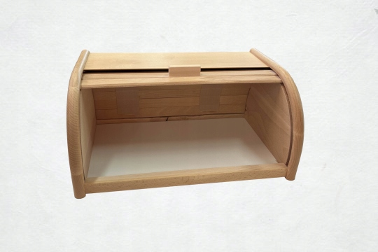 CHLEBAK DREWNIANY BUKOWY MAŁY POJEMNIK NA PIECZYWO CHLEB