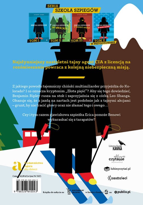 DLA DZIECKA. Szkoła szpiegów na nartach - S. Gibbs