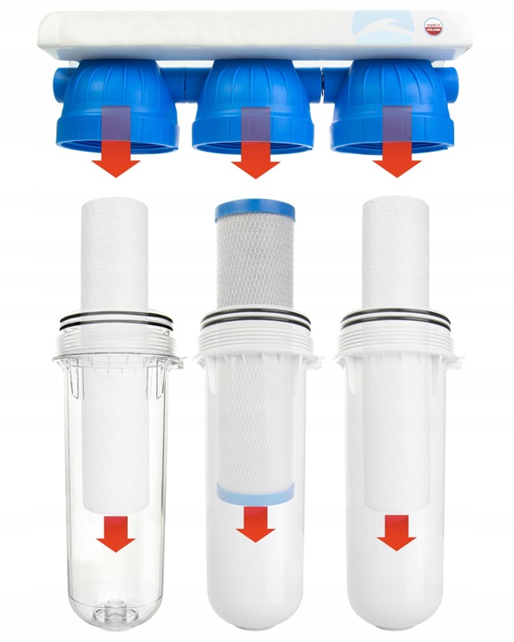 Zestaw podzlewozmywakowy trzystopniowy system filtracji Aqua FS3 Emi