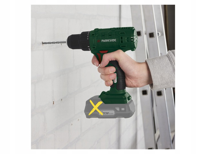 Wiertarko-wkrętarka Parkside 20 V PBSA 20-Li A1