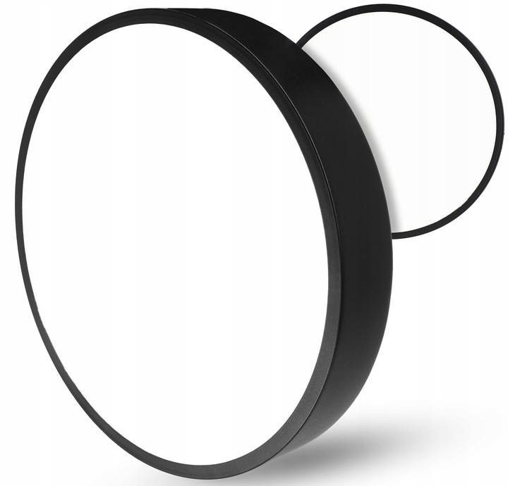 Lampa Sufitowa LED Plafon Natynkowy 30W 30CM Panel Okrągły Czarny