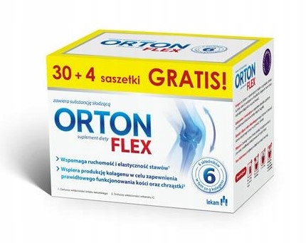 Orton Flex Wsparcie Chrząstek I Stawów 30 + 4 Saszetki Gratis