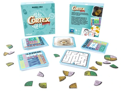 GRA PLANSZOWA RODZINNA DLA DZIECI CORTEX WYZWANIA MĄDRA GRA 8+ 2-6 OSÓB
