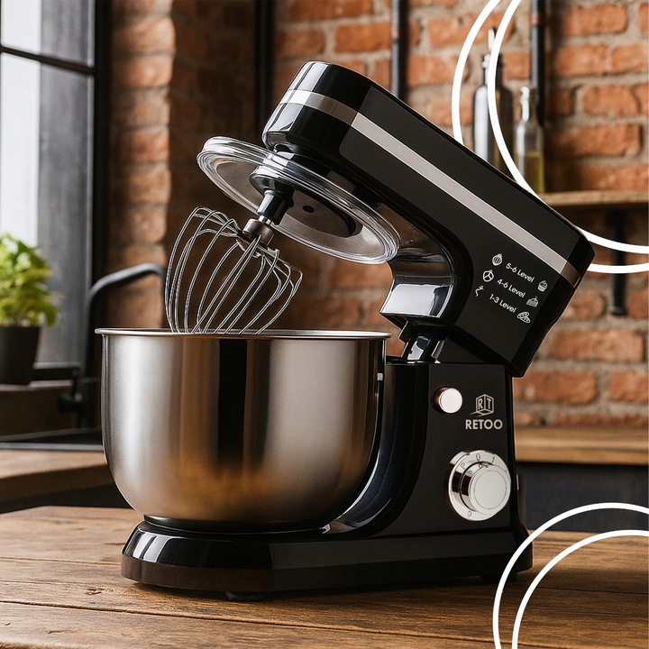 ROBOT KUCHENNY PLANETARNY Z MISĄ 6L WIELOFUNKCYJNY MIKSER 3w1 3200W XL