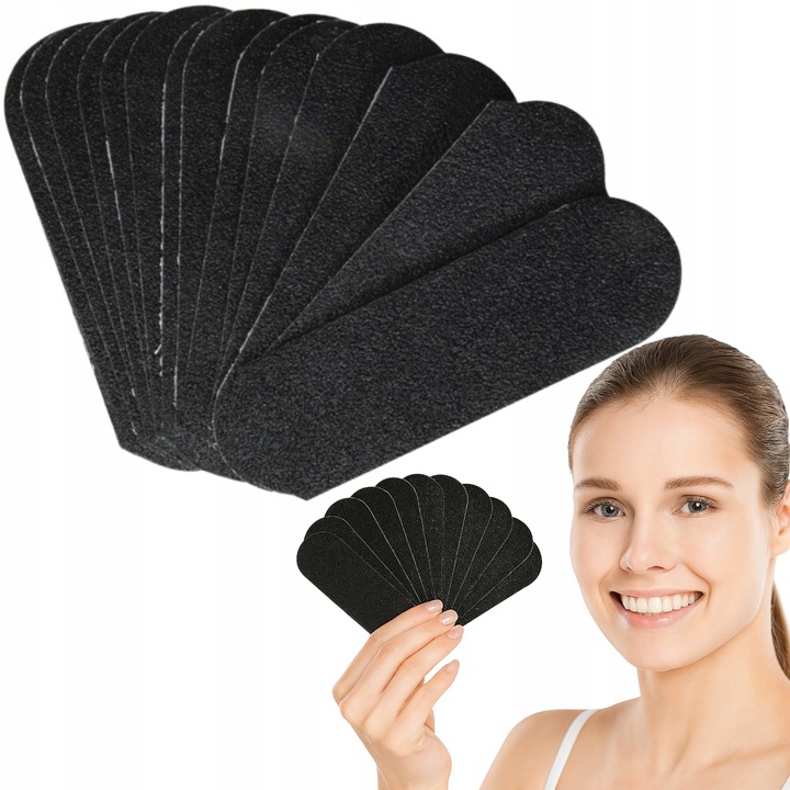 Wkłady do tarki do stóp CUCCIO wymienne Czarne gradacja 80 50szt