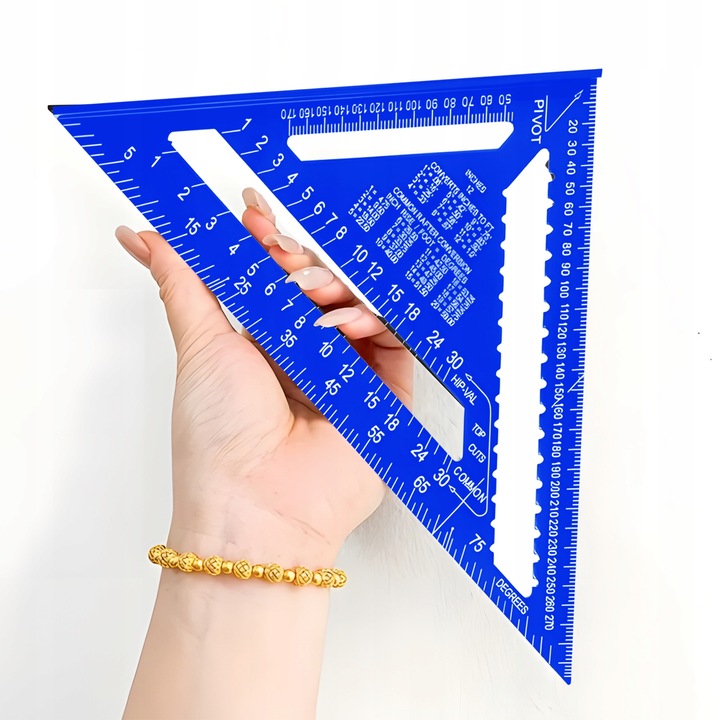 KĄTOWNIK STOLARSKI CIESIELSKI ALUMINIOWY 12" 30x30 PRZYMIAR BUDOWLANY