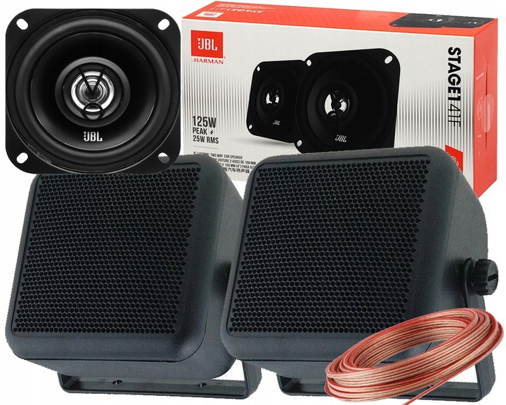 KOLUMNY NAŚCIENNE SUFITOWE NATYNKOWE JBL WZMACNIACZ BT NAGŁOŚNIENIE ZESTAW