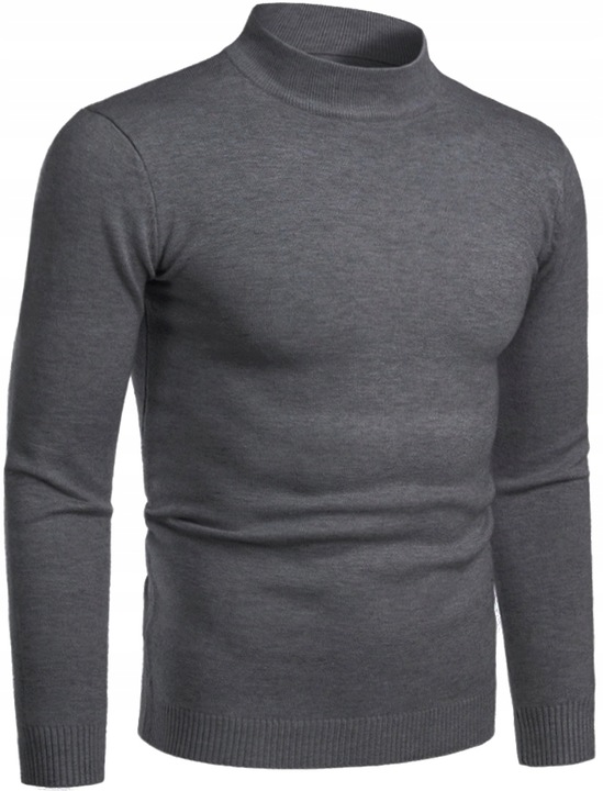 GOLF MĘSKI SWETER PÓŁGOLF ELASTYCZNY