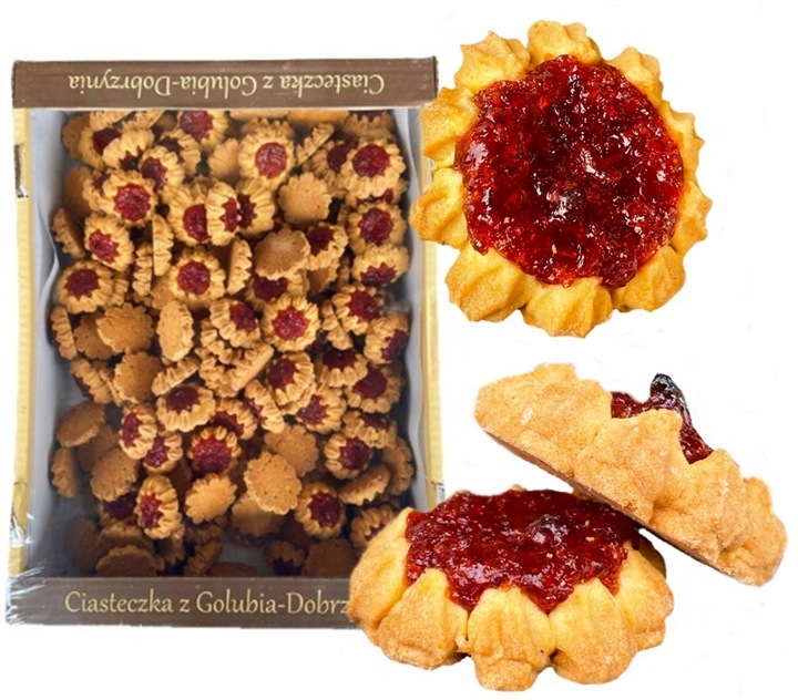 Ciastka Kruche ROZETKA z Marmoladą Rozetki PRL Borys 2kg