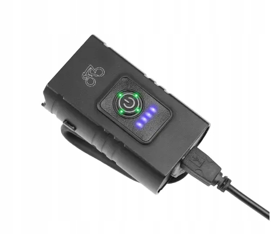 LAMPKA ROWEROWA LAMPKI ROWEROWE USB ZESTAW ZOOM