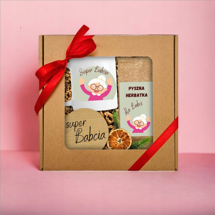 PREZENT NA DZIEŃ BABCI I DZIADKA zestaw