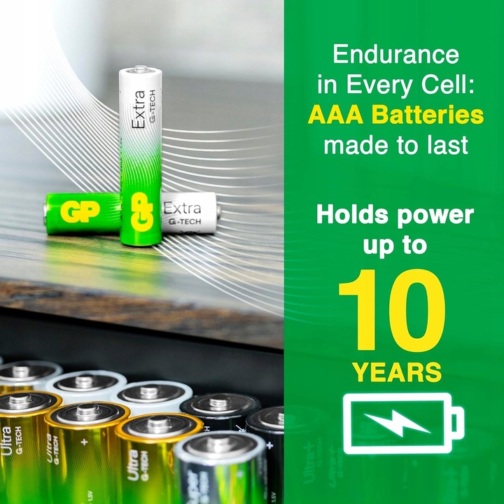 BATERIE AAA R3 40 szt. GP Extra G-Tech alkaliczne
